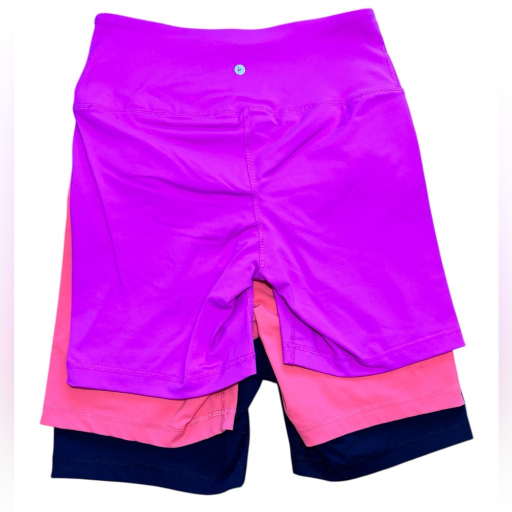 90 degree biking shorts size large lot of 3 pair - Picture 2 of 8